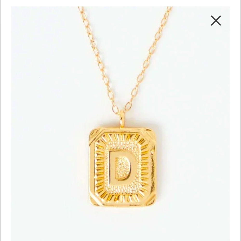 Gold Initial Necklace